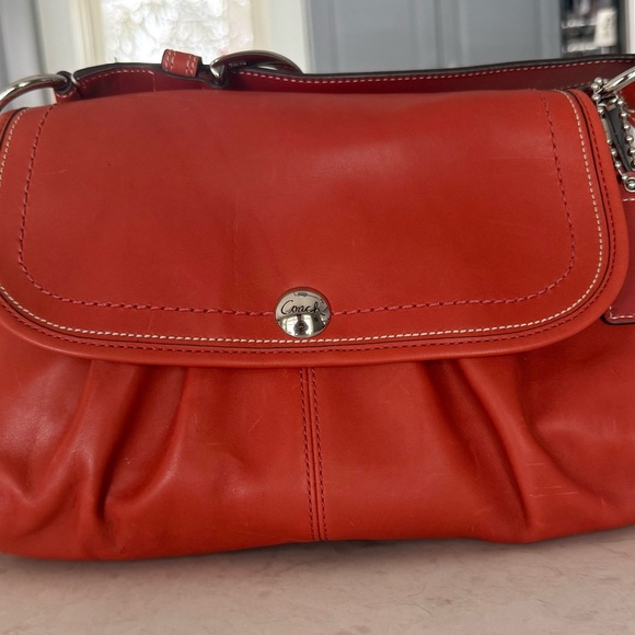 Coach Vibrant Leather Shoulder Bag - Picture 16 of 16